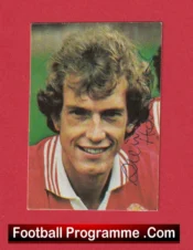 Manchester United Stewart Houston Autograph Signed Football Sticker Man Utd (Copy)