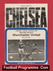 Chelsea v Manchester United 1973 – Bobby Charlton Last Match Man Utd
