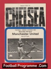 Chelsea v Manchester United 1973 – Bobby Charlton Last Match Man Utd
