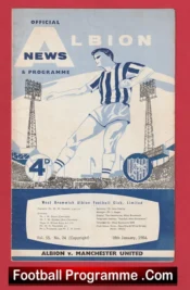 West Bromwich Albion v Manchester United 1964 Best Law Charlton Holy Trinity 1st