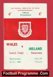 Wales v Northern Ireland 1964 – George Best Debut 1st Match