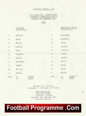 Liverpool v Manchester United 1991 – Reserves + Ryan Giggs