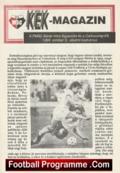 Pecsi Munkas v Manchester United 1990 – Man Utd Hungary