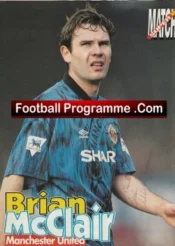 Manchester United Brian McClair Autograph Signed Picture Man Utd