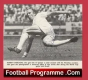 Manchester United Bobby Charlton Autograph Signed Picture Man Utd