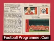 Manchester United Bobby Charlton Autograph Signed Picture Man Utd