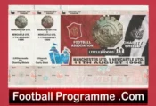 Manchester United v Newcastle United 1996 – Charity Shield Ticket