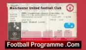 Manchester United v Borussia Dortmund 1997 – Match Ticket