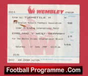 England v Germany 1989 – Ticket School Boys – RYAN GIGGS