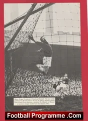 Manchester United Harry Gregg Signed Picture Man Utd