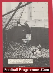 Manchester United Harry Gregg Signed Picture Man Utd