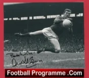 Manchester United Alex Stepney Signed Press Photograph Photo