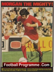 Manchester United Willie Morgan Autograph Signed Picture Man Utd (Copy)