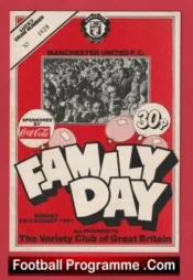 Manchester United Open Day Special Old Trafford 1981 – Family Day