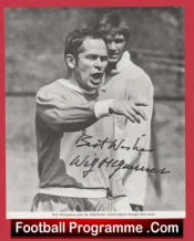 Manchester United Wilf McGuinness Autograph Man Utd