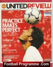 Manchester United Man Utd Training Day Rare Football Programme 2003