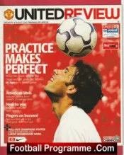 Manchester United Man Utd Training Day Rare Football Programme 2003