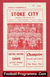 Stoke City v Manchester United 1965 – FA Cup Match