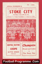 Stoke City v Manchester United 1965 – FA Cup Match