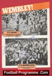 Wimbledon Football Club Multi Autographed Signed 1988 Cup Final