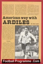 Tottenham Hotspur Ossie Ardiles Autograph Signed Picture