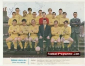 Torquay United Football Club Multi Autographed Signed Team 1968 1969