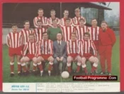 Exeter City Football Club Multi Autographed Signed Team 1968 1969