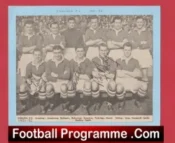 Chelsea Football Club Multi Autographed Signed 1951 1952