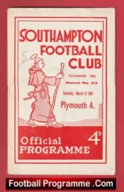 Southampton v Plymouth Argyle 1961 – Multi Signed Both Teams