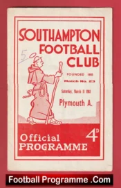 Southampton v Plymouth Argyle 1961 – Multi Signed Both Teams