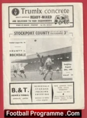 Stockport County v Rochdale 1960 – 1960s