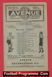 Walthamstow Avenue v Leytonstone 1947 – 1940s