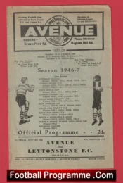 Walthamstow Avenue v Leytonstone 1947 – 1940s