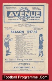 Walthamstow Avenue v Leytonstone 1947 – Christmas Day 1947