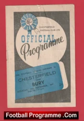 Chesterfield v Bury 1947 – 1940’s