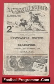 Newcastle United v Blackpool 1945 – 1940s to clear