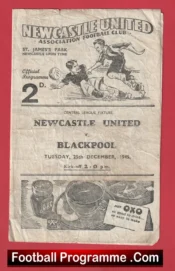 Newcastle United v Blackpool 1945 – 1940s to clear