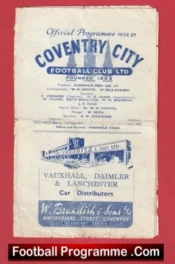 Coventry City v Walsall 1948 – to clear