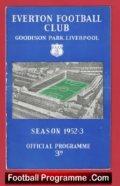 Everton v Rotherham United 1952 – 1950s