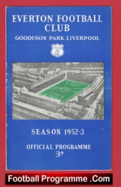 Everton v Rotherham United 1952 – 1950s