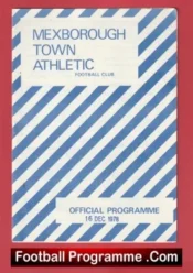 Mexborough Town Athletic v Alfreton Town 1978 – 1970s