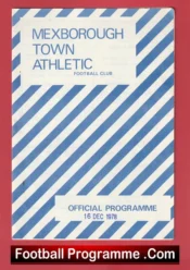 Mexborough Town Athletic v Alfreton Town 1978 – 1970s