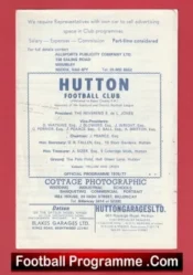 Hutton v Circuit 1976 – Essex Junior Cup