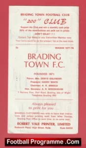 Brading Town v Gosport Borough 1977