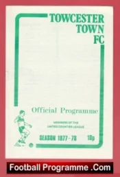 Towcester Town v Bedford United 1977