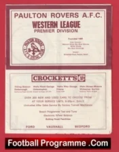 Paulton Rovers v Falmouth Town 1970s ?