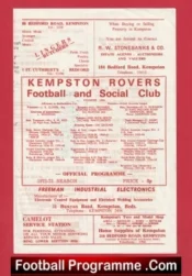 Kempston Rovers v Desborough Town 1972