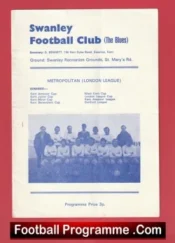 Swanley v Chingford 1973