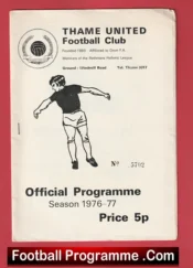 Thame United v Hungerford Town 1977