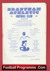 Brantham Athletic v Braintree Town 1980